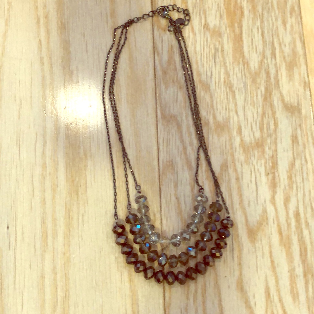 Layered Beaded Necklace Express 5$